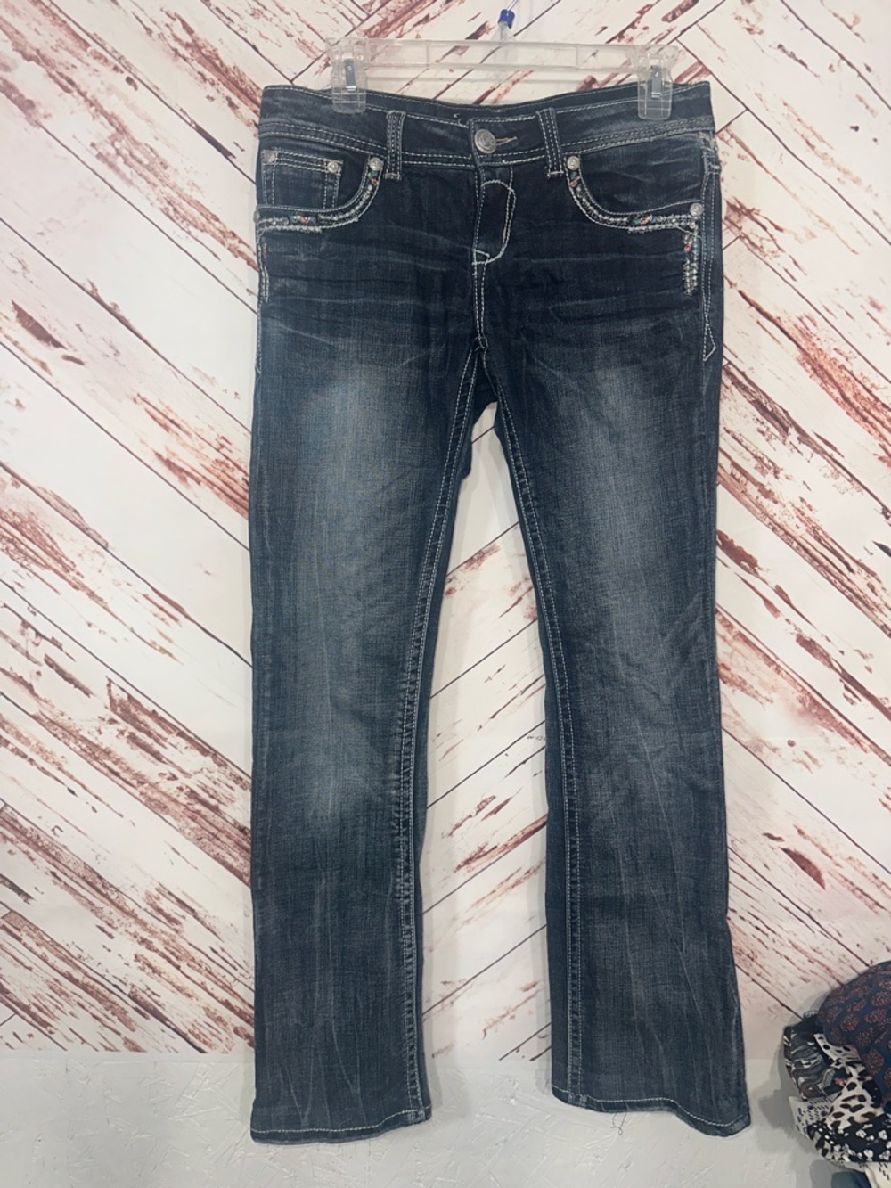 Grace in LA Dark Wash Boot Cut Jeans